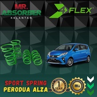 4Flex spring sport perodua alza lowered