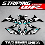 Yamaha WR 155 Striping - List of WR 155 - 39 sticker variations