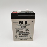 MSB 6V 4.5AH Rechargeable Sealed Lead Battery (MS6-4.5)