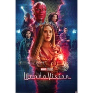 Wandavision Marvel Tv Show Poster Reality Rift The Cast Size: