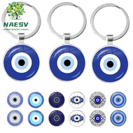 NAESV Blue Evil Eye Pendant, Turkish Blue Evil Eye Evil Eye Keyring, Bag Charm Trendy Fashion Lucky 