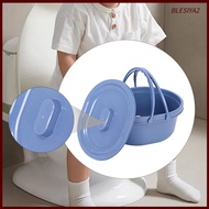 [Blesiya2] Portable Toilet Urinal Pot Bedside Commode Bucket for Bedroom Car Tent