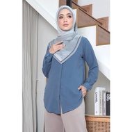 ZARA SHIRT - PEACOCK BLUE BY CARYAZARA - 2XS - 4XL