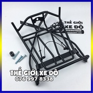 Gác baga AB 160 125 cc đen tĩnh điện - ba ga giữa xe Air Blade đời 2023 - phụ kiện đồ chơi airblade