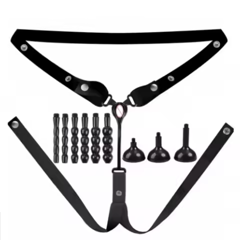 Ultra-Secure Inverted Chastity Cage with FUFU Clip – Flat Design for MTF Bondage & Erotic Play (BDSM