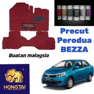 Perodua Bezza ( 2016-2021 )OEM Precut  CustomizeT PVC CARPET Magic Grip ( FULL SET ) 13MM/16MM