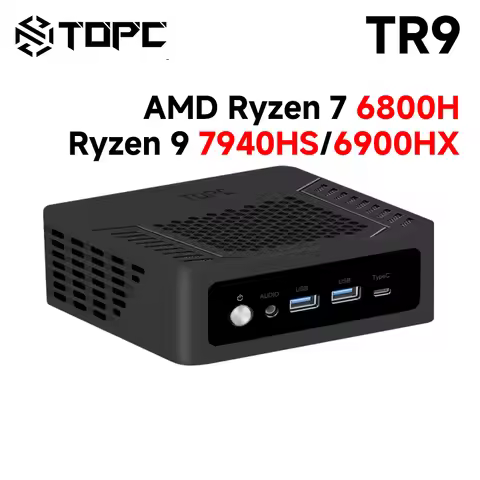 TOPC TR9 Ryzen 9 7940HS/6900HX Ryzen 7 6800H Mini PC Random Color Windows 11 Pro DDR5 NVMe SSD PCIe4