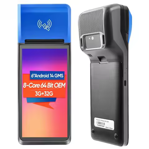 Pos FYJ-F1 6'' 3G+32G 64-bit Android 14 All in One Mobile Pos Lottery/Food Order Payment Terminal 4G