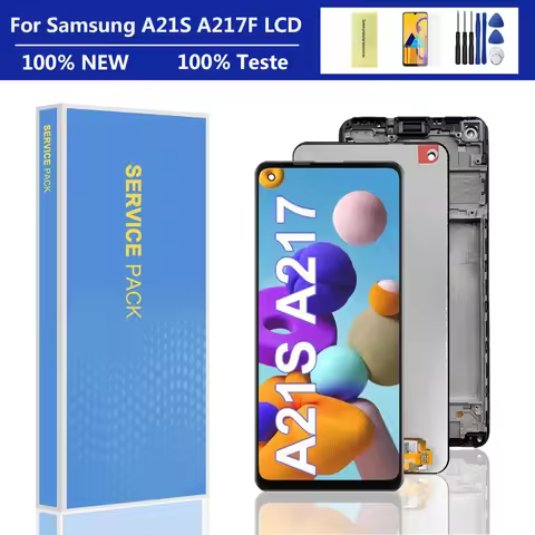 6.5" For Samsung A21S LCD SM-A217F Display SM-A217F/DS Touch Digitizer Replacement Parts For Samsung