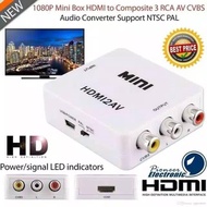 ANYCAST DONGLE + HDMI TO AV PACKAGE CONVERTER TOOL FROM hp TO CRT TV