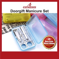 [Doorgift Set] Manicure Pedicure Nail Door gift Goodies Clipper Nail Cutter Nail Scissors Travel Tool Set with Box