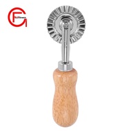 【Best Price】Pastry Wheel Cutter - Pasta Cutter Wheel - Ravioli Crimper Cutter Wheel Dough Cutter for