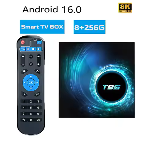 Android 16 Allwinner H616 Smart TV Box Quad-Core HDR10+ 8K HD TV Box Media Player 256G Rom Wifi Goog
