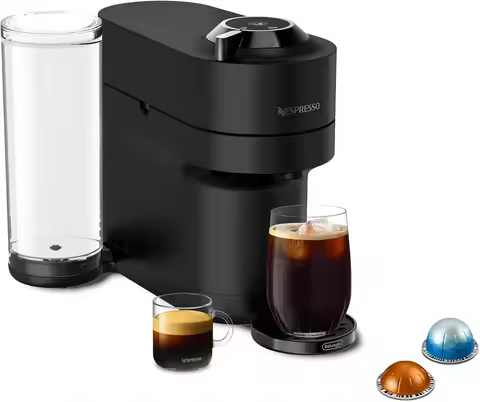 Vertuo Pop+ Coffee and Espresso Maker by , Black Matte with Dark Chrome