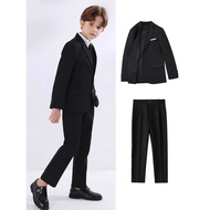 Tween Boys Suit, Boys Slim Fit Suit 2pcs, Blazer, Pants