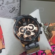 [READY STOCK] AD STEEL MEN WATCH 03 *ROSE GOLD/BLACK (WITH 1 YEAR WARRANTY)