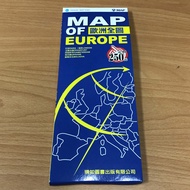 Chinese-English Full-Open Version European Map