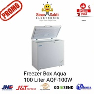 Aqua Chest Freezer box AQF 100 Lemari pembeku daging es 105 Liter 100L