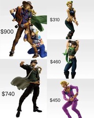 JoJo 的奇妙冒險 The Gathering of STARS 一番賞 細賞 f賞 空條徐倫 B賞  喬瑟夫·喬斯達  C賞  空條承太郎  E賞  喬魯諾·喬巴拿 最後賞／last賞   喬尼·