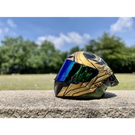 Buy Hat Free Ink Sheet KYT TT-COURSE TTC Loki Marvel Full Face Helmet Metal Buckle Tainan Bear Safet