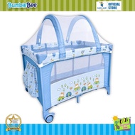 Bumble Bee 2 Levels Bassinet Playpen/Playard/Travel Cot - Bears (Birth to 15kg)