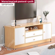 Meja TV Minimalis Modern 140cm Lemari TV Rak TV Kayu Bufet TV