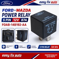 5pin 12v 87a power relay mazda ford FOAB-14B192-AA