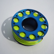 Tooke Aluminum Alloy Scuba Diving Reel Finger Spool ความยาว 30 Meters