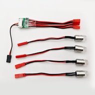 3S 4S อุปกรณ์ควบคุมแถบไฟแบตเตอรี่ Lipo LED และ1.5W สว่างพิเศษ12V ไฟฉายสัญญาณพร้อมปลั๊ก JST สำหรับโดร