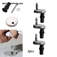 Convenient and Reliable Toilet Seat Hinge Kit 2 Pack Soft Close Function