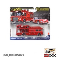 Hotwheels Team Transport Ferrari 250GT Diecast Mini GT (Free protector)