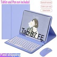 ✿Galaxy Tab S7 FE Case With Keyboard For Samsung Galaxy Tab S7 FE 12.4 2021 SM-T730/735 SM- T733/T736 Wireless Bluetooth