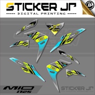 Striping Stiker Decal Transparan Mio M3 / Mio z / Mio 125 Papas Sayap Sudah Cutting - Sticker Yamaha