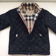 秋冬BURBERRY 男童2件式可拆分開穿防風外套