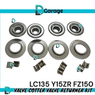 LC135 Y15 Y15ZR FZ150 Y16 Y16ZR VALVE COTTER VALVE SPRING RETAINER VALVE SEAT VALVE KEY SET