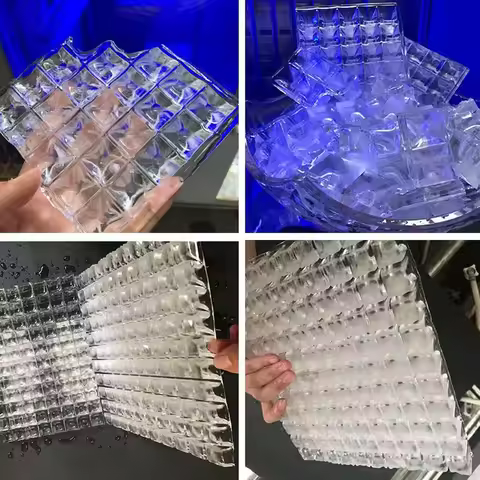 PBOBP 200Kg High Capacity Commercial Ice Maker Making Machine Block Ice Machine Automatic Nugget Ice