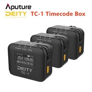 ชุด TC-1 Aputure Deity แบบซิงโครนัสไร้สายกล่องเก็บของเข้ารหัสเวลาไร้สายพกพาขนาดเล็กไมโครโฟนถ่ายภาพบั