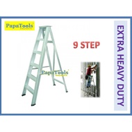 9 Steps PAPATOOLS Aluminium Single Sided Ladder / Tangga 9 Steps