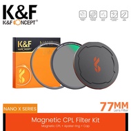 KNF Concept 77mm Magnetic Nano-X CPL Filter K&F Concept