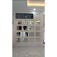 DIY FRAME WAINSCOTING LINE GOLD MIRROR