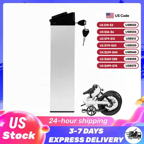 48V Folding E-Bike Lithium Battery 12.8Ah 14Ah DCH‑006 Replacement Battery for Samebike LO26 20LVXD3