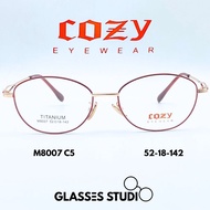 Cozy M8007 Eyeglass Frames (Red Purple) 52-18-142