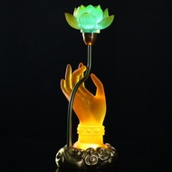 BW-8💚Fanzefu Lotus Lamp Buddha Lamp Buddha Worshiping Lamp Buddha Lamp Buddha Front Lantern Pilot Lamp Buddha Supplies B