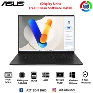 Asus VivoBook S 16 OLED M5606U-AMX068WS 16"3.2K OLED Laptop R7-8845HS 16GB 512GB SSD ATI W11 (Displa