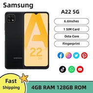 Samsung Galaxy A22 5G A226L KR 6.6Inches Octa-core Single card 4GB RAM 128GB ROM 48MP Triple Real Camera Fingerprint Original Unlocked Mobile Phone