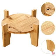 Sturdy Bamboo Beverage Dispenser Stand - Water Pitcher Holder for Liquor Plant Vase