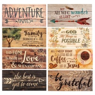 Bible Verse and God Quotes Series Wooden Wall Frame 20×10cm