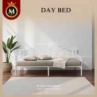 MLIFE DAY BED SINGLE METAL BED FRAME / KATIL BESI / SOFA BED / DAYBED