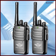 [Blesiya2] 2x Kids 2 Way Radio Children's Walkie Talkie with Metal Clip Handheld Radio for Family