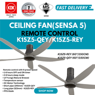 KDK CEILING FAN-SENSA 5 (150cm/60") ELEGANT GREY K15Z5-REY